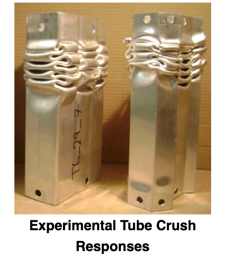 Experimental Tube Crush Responses