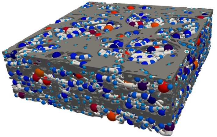 Quantitative Analysis of Volumetric Images of Fibrous Electrodes