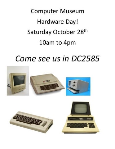 Hardware Day poster 2023-10-28 10am-4pm DC2585