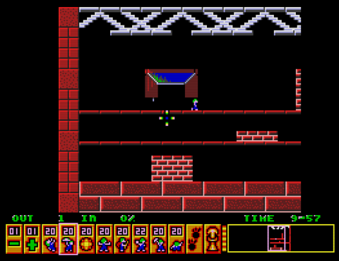 Gameplay from Oh No! More Lemmings