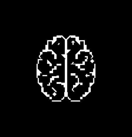 PETSCII art of brain