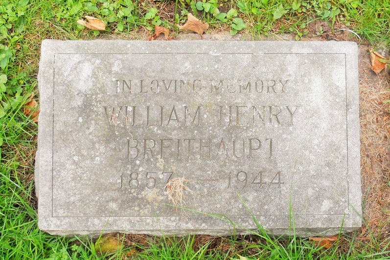 W.H. Breithaupt's Grave 