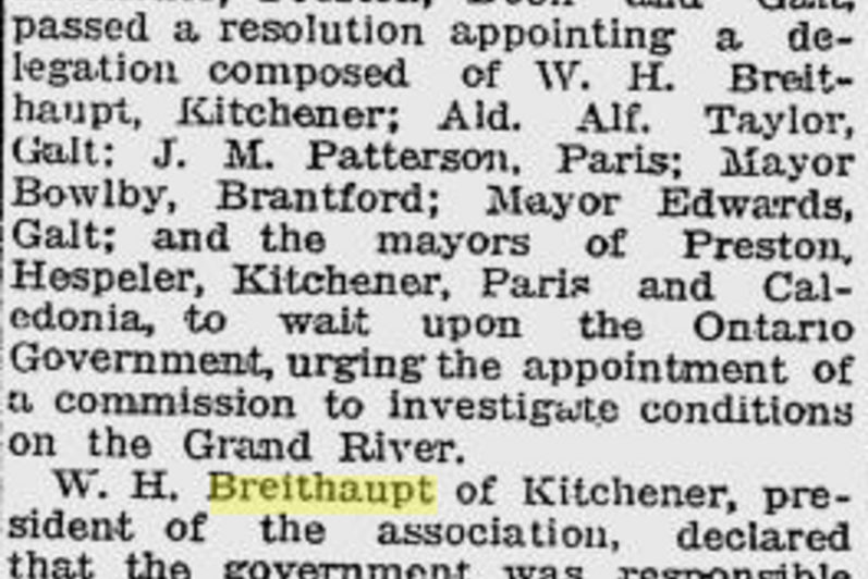 News article from the Toronto World on March 30, 1917 where they discuss the topic of floods 