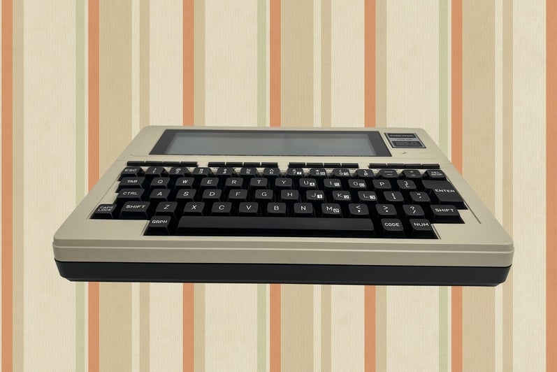 Front of TRS-80 Model 100