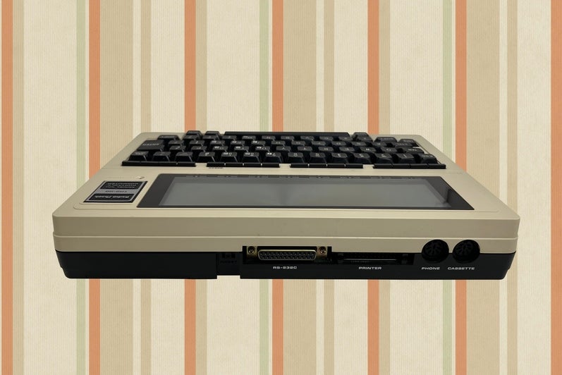 Top of TRS-80 Model 100