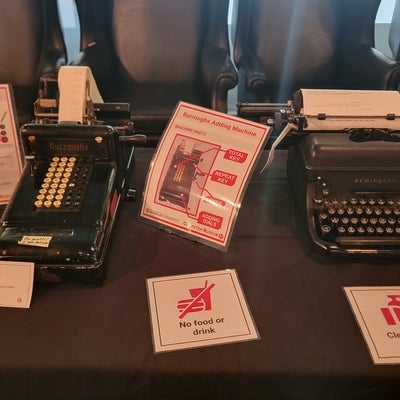 Burroughs and Remington Display