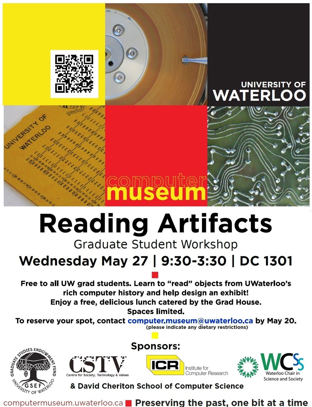 Reading Artifacts Graduate Student Workshop May 27, 2015