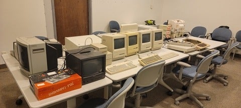 Vintage computers setup in DC2314