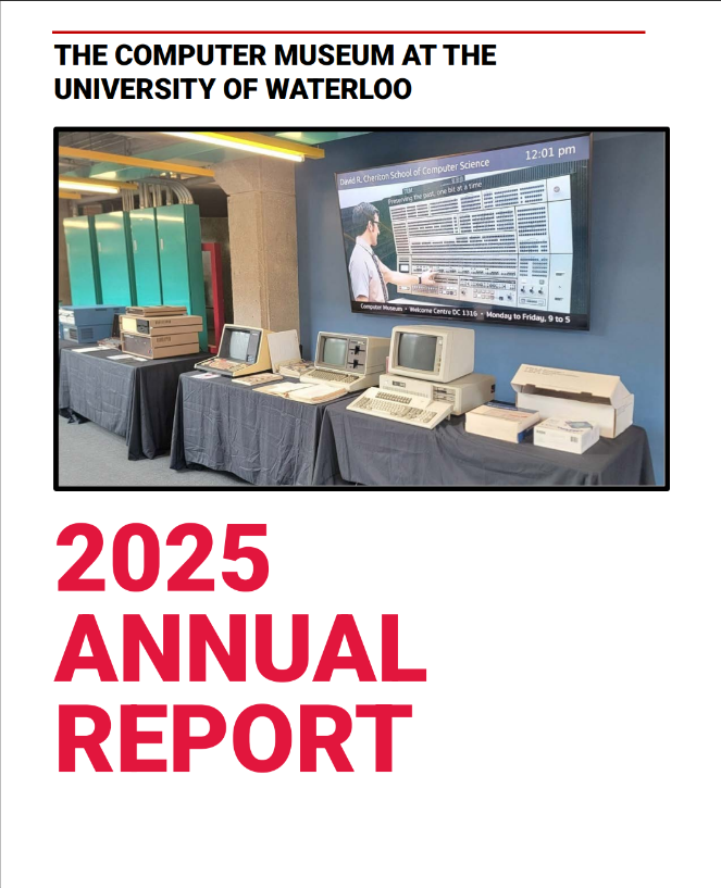 Cover of The Computer Museum's 2025 Annual Report.