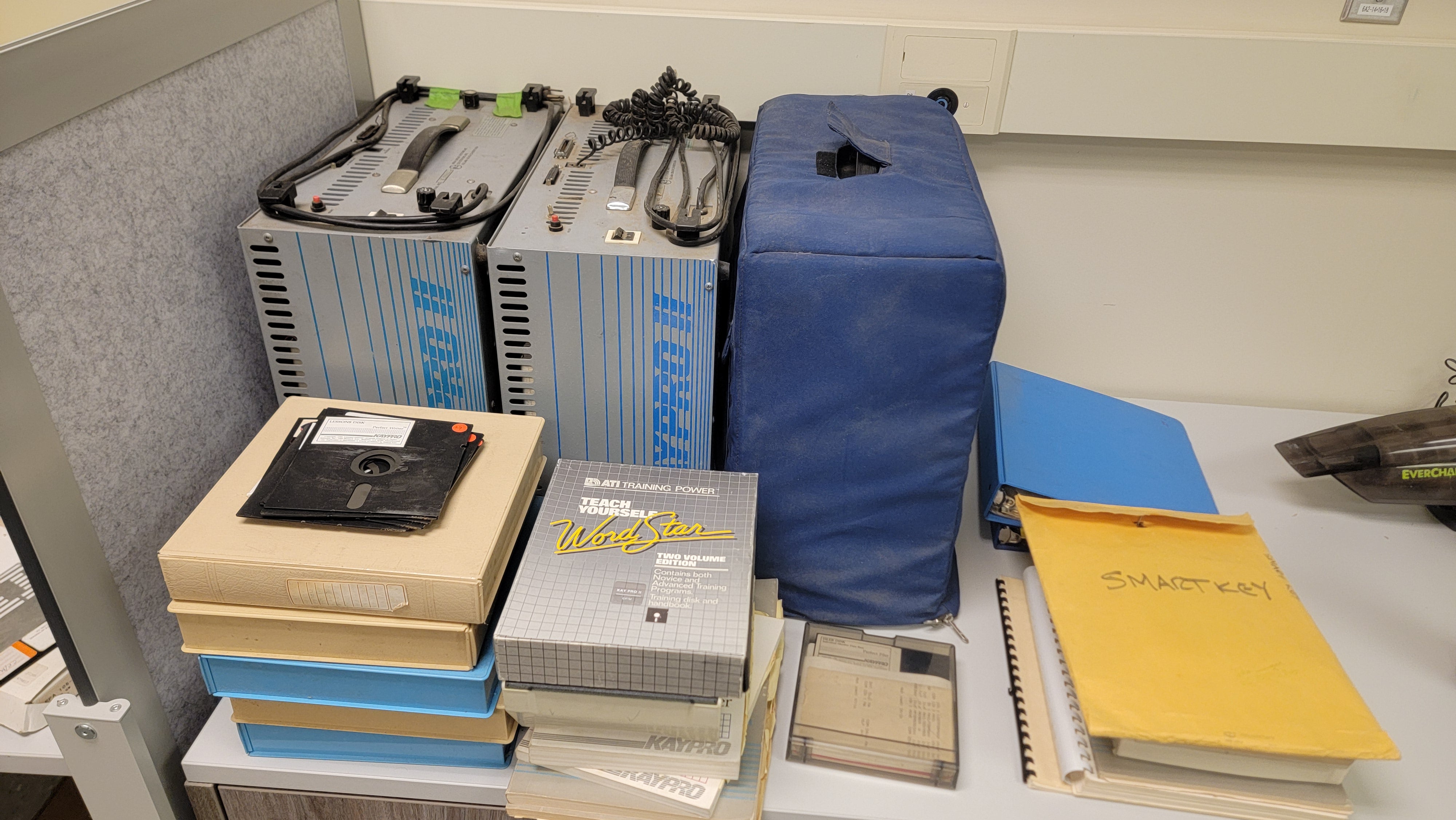 A collection of Kaypro machines