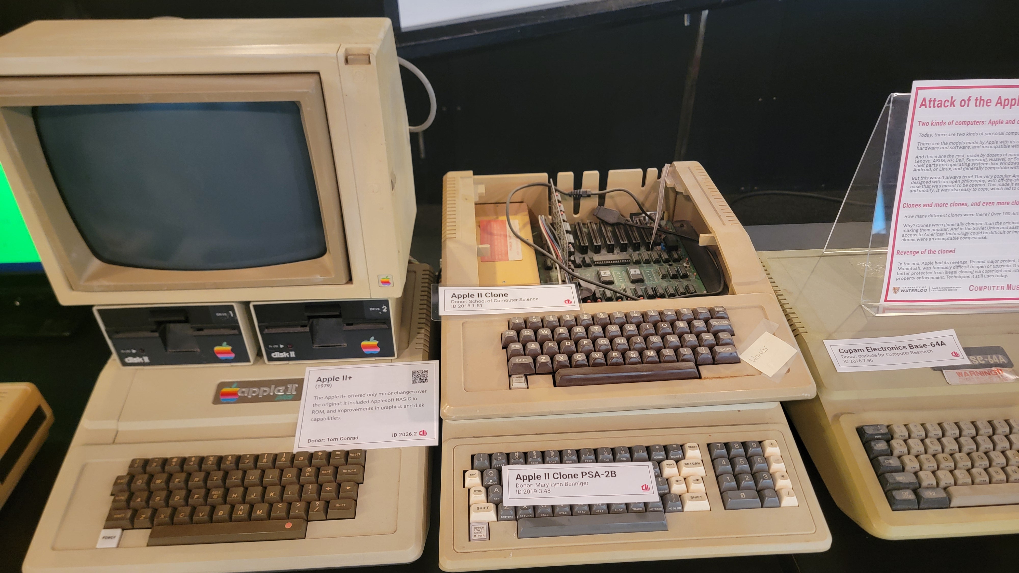 Apple 2 exhibit