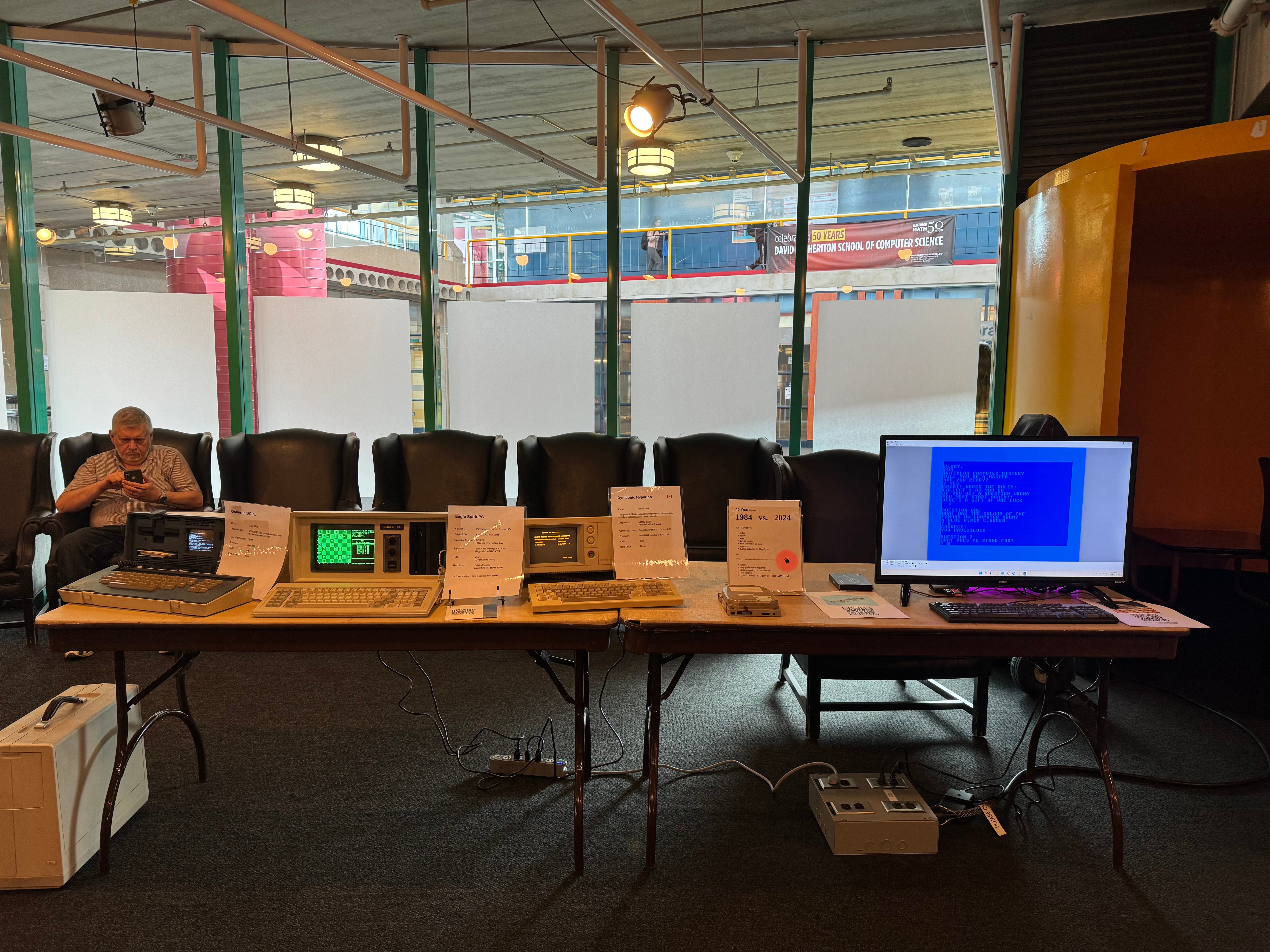 The Computer Heritage Group display