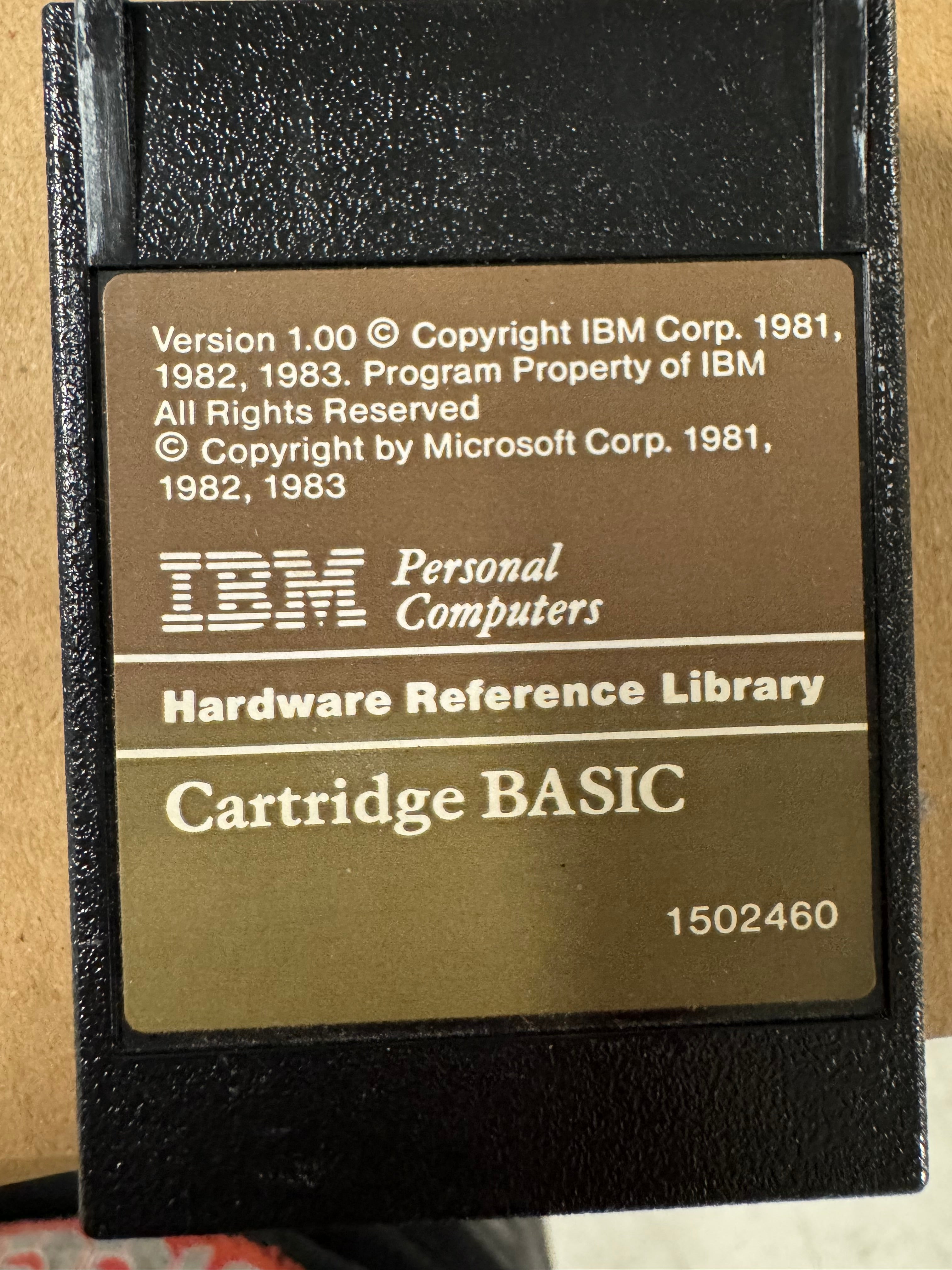 Cartridge BASIC