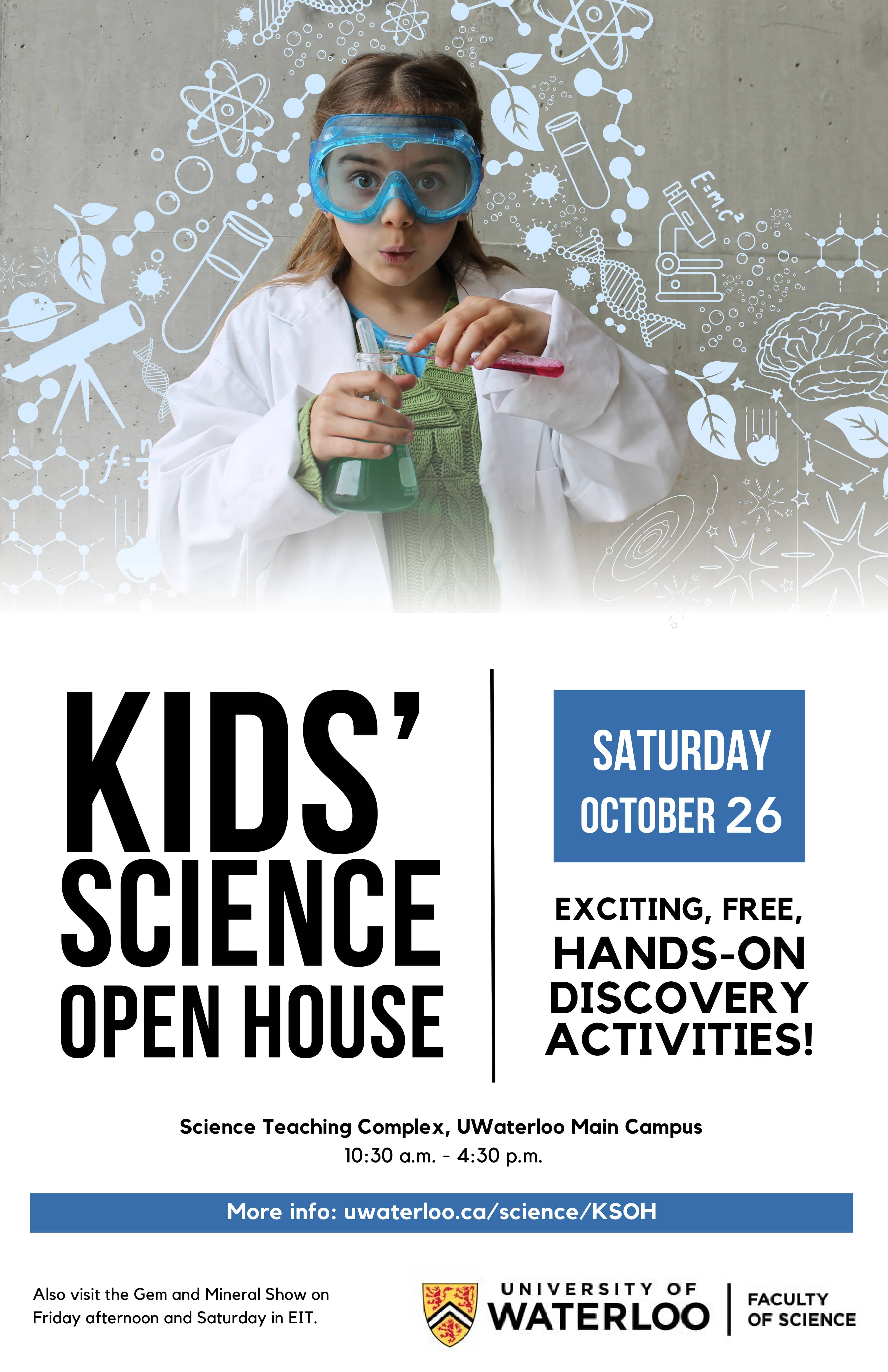 Kids' Science Open House 2024 poster