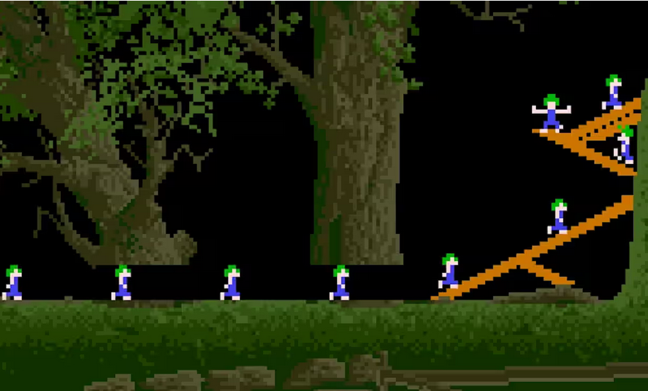 Gameplay of Lemmings