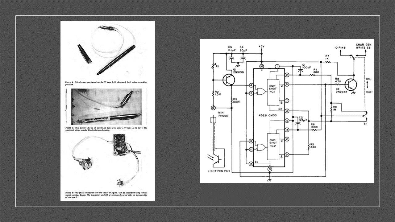 light pen diagram