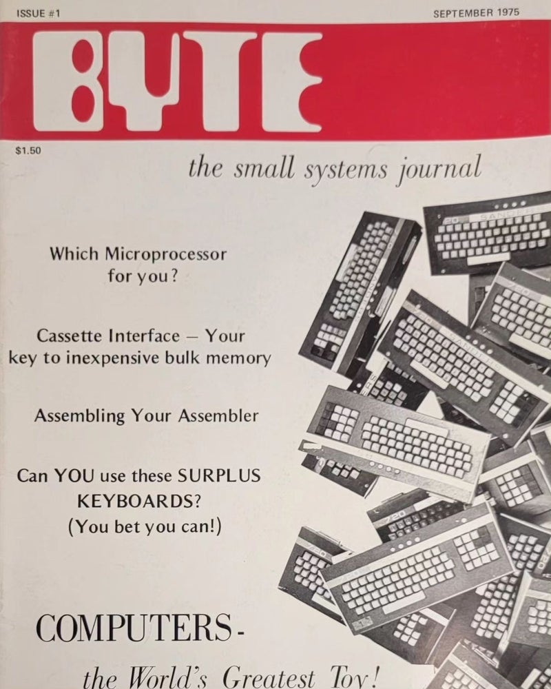 Cover of Byte magazine #1