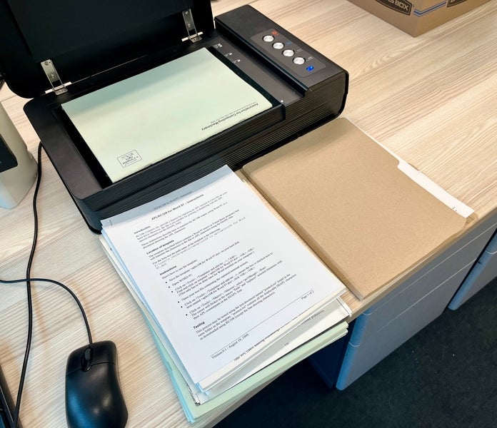 Scanner and documents