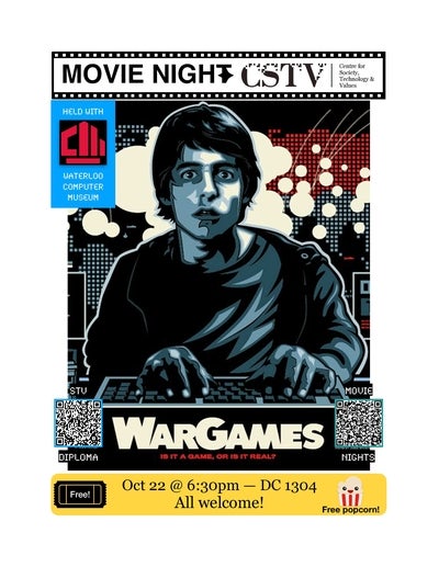 CSTV Movie Night Poster: War Games (1983)