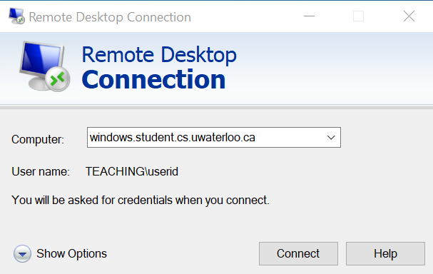 remotedesktopconnection