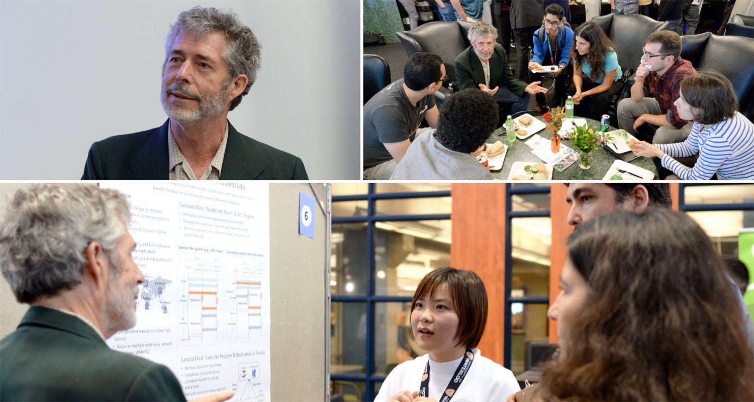 collage of photos of Cheriton Research Symposium