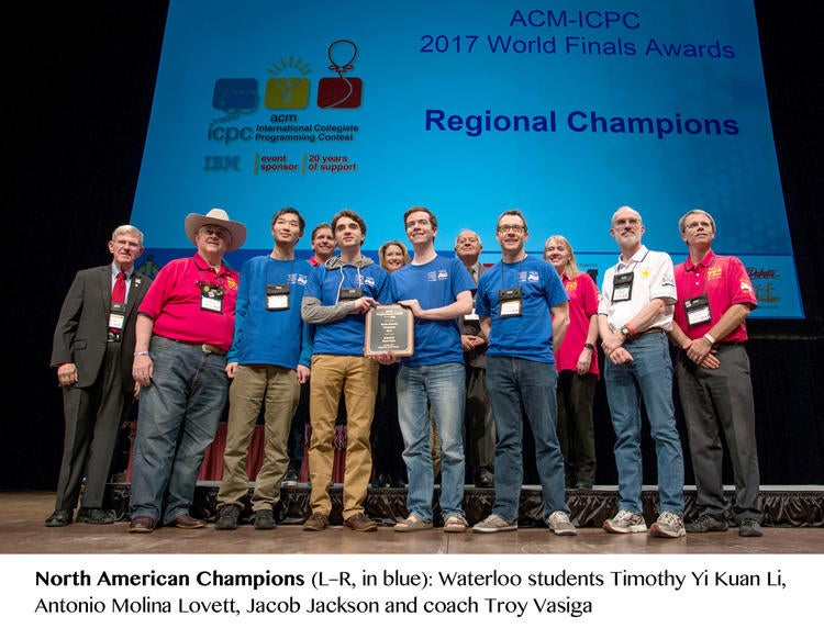 photo of ICPC world finalists