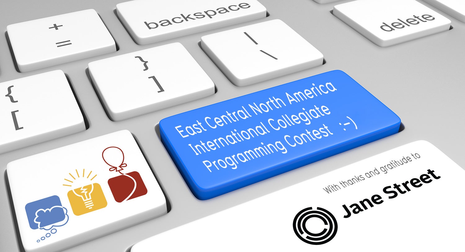 graphic depicting the East Central North America International Collegiate Programming Contest