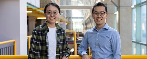 Freda Shi and Victor Zhong Canada CIFAR AI Chairs banner