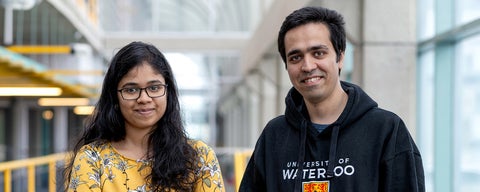 Left to right: Dr. Janani Sundaresa, Professor Sepehr Assadi