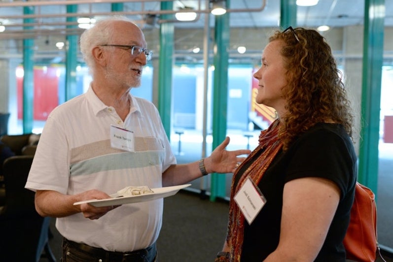 Frank Tompa and Jodi Szimanski