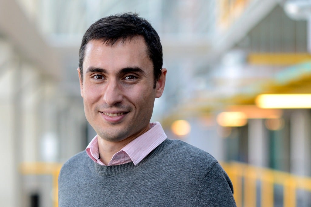 Professor Semih Salihoğlu in Waterloo's Davis Centre