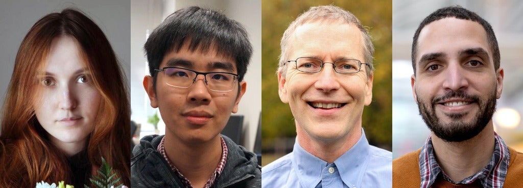 Left ot right: Yelizaveta Brus, Rungroj Maipradit, Earl T. Barr, Shane McIntosh
