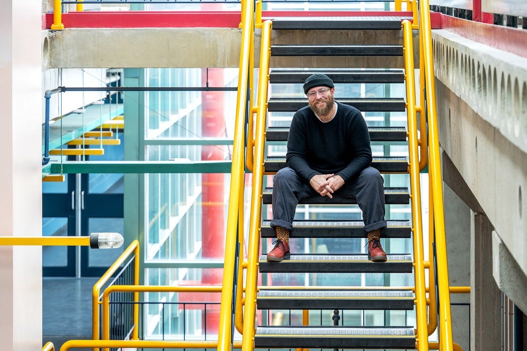 Zach McKendrick in the Davis Centre