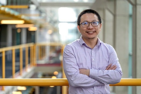Professor Yaoliang Yu in the Davis Centre