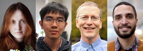 Left ot right: Yelizaveta Brus, Rungroj Maipradit, Earl T. Barr, Shane McIntosh