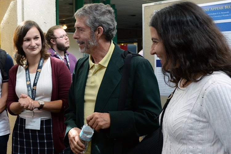 photo of Ivana Kajić (on left) with David Cheriton