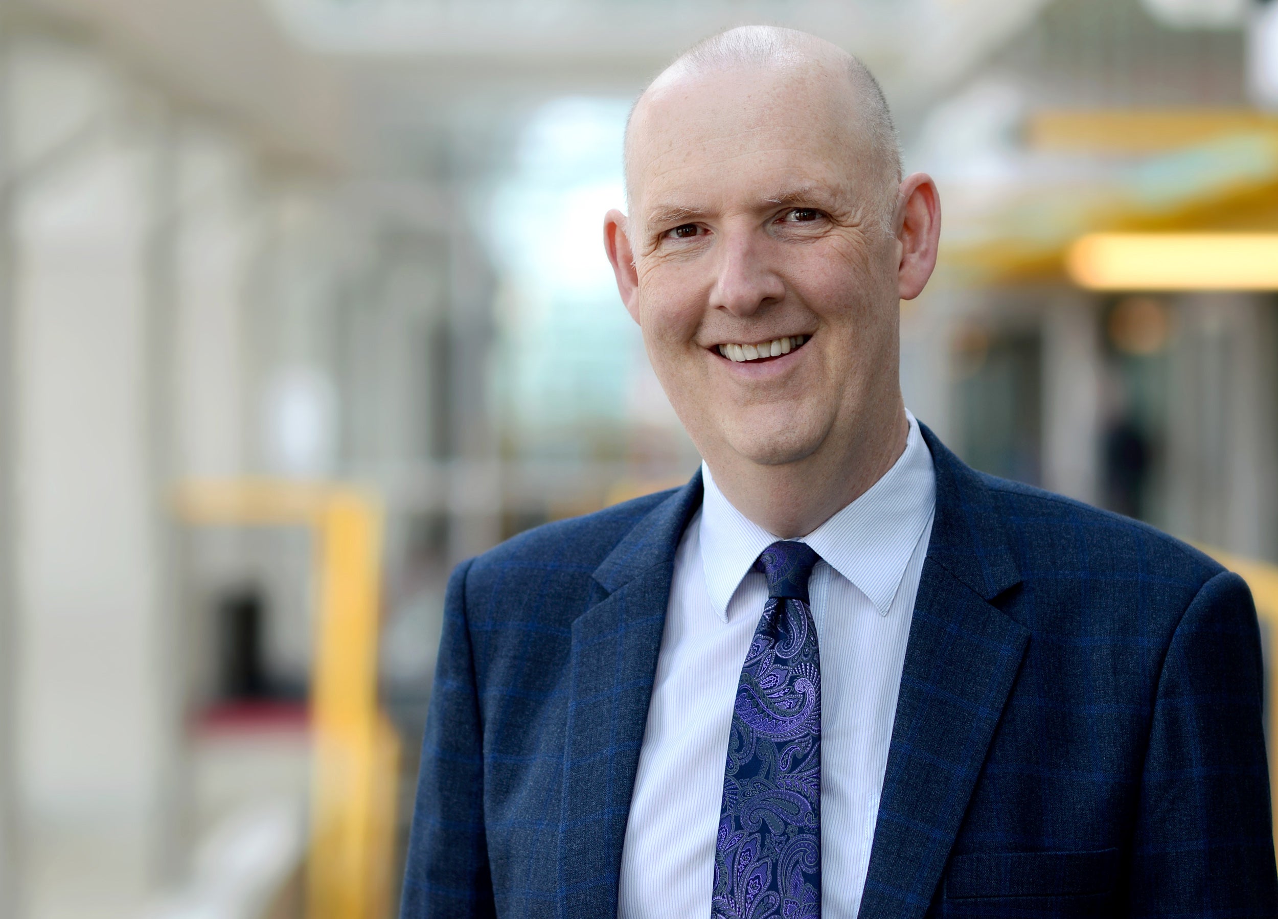 Mark Giesbrecht in Davis Centre -- New Dean of Math