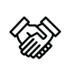 Icon of a hand shake