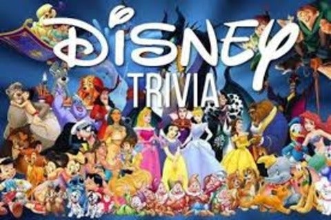 The words Disney Trivia