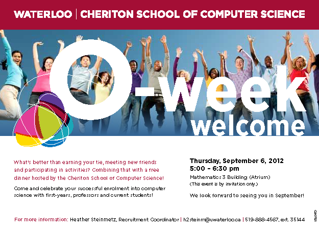 CS O-Week Welcome Invite