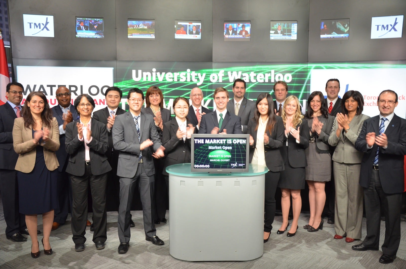 SAF Students at TSX