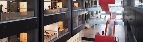 staircase in engineering 7 building