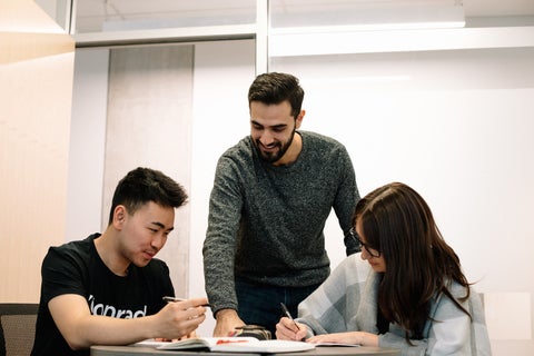 Conrad School undergraduate students