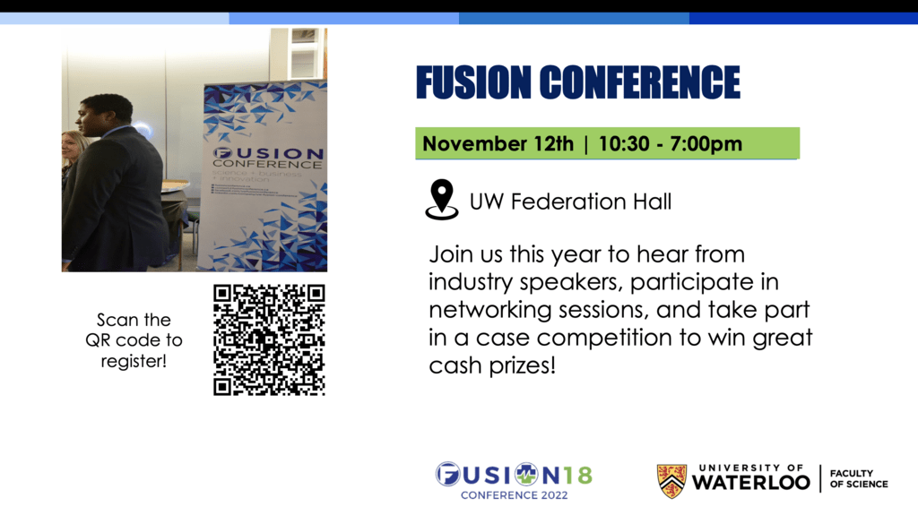 Fusion Conference event poster