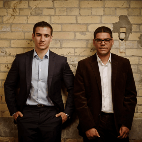 Andrew Andrade and Dominic Toselli, co-founders of PetroPredict, E Co-op