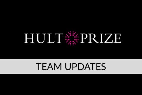 Text graphic - Hult Prize Team Updates