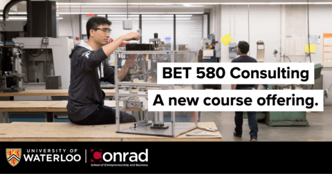 BET 580 Consulting. A new course offering.
