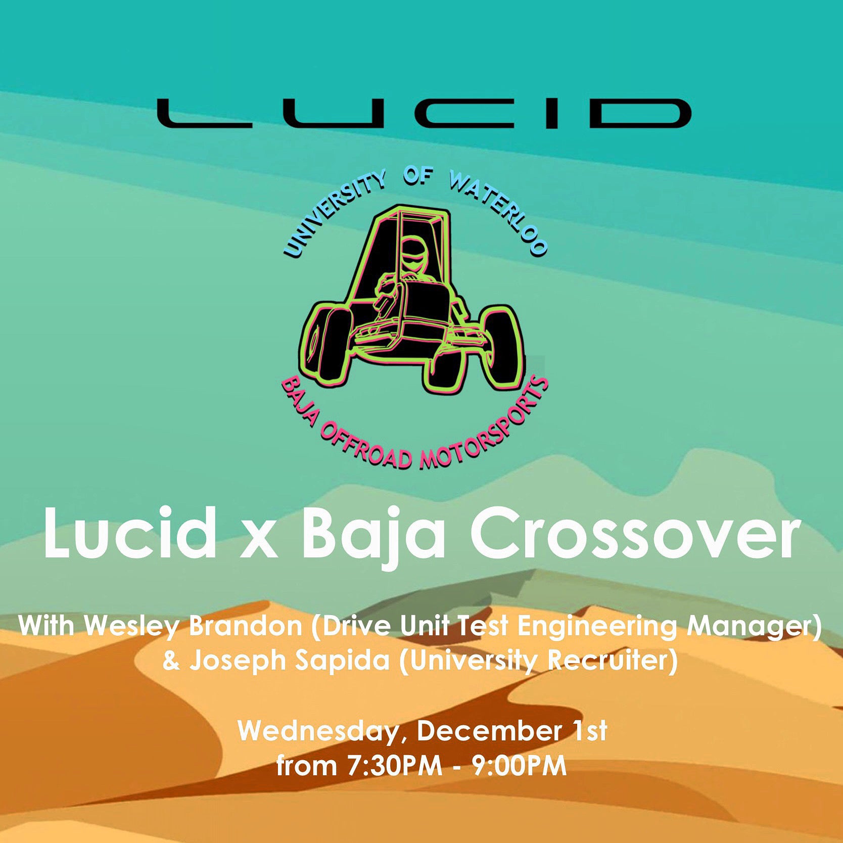 Lucid Motors x Baja SAE Crossover