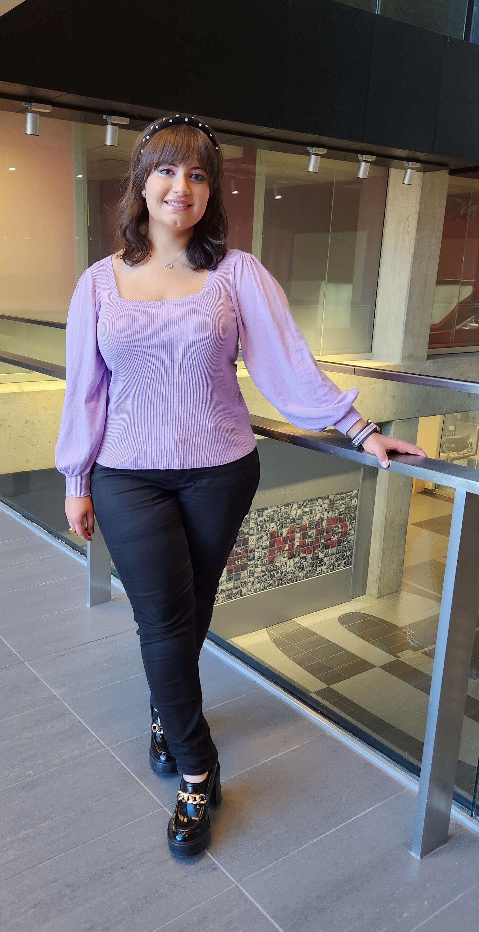 Rania Al-Sheikhly, MBET '23 and co-founder of Microbuild Masonry