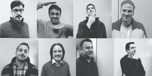 photo collage of head shots of the MBET Gentlemen